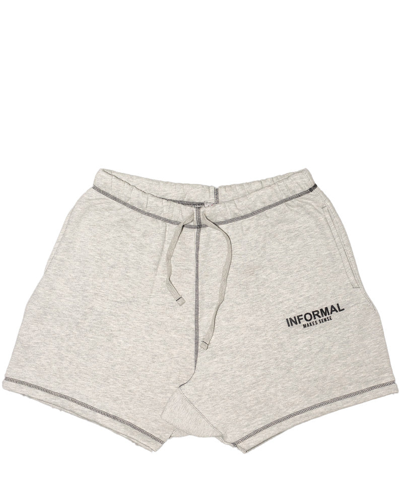 OVERSIZED - LIGHT GREY SHORT SET WOMENS - Informal Clothing