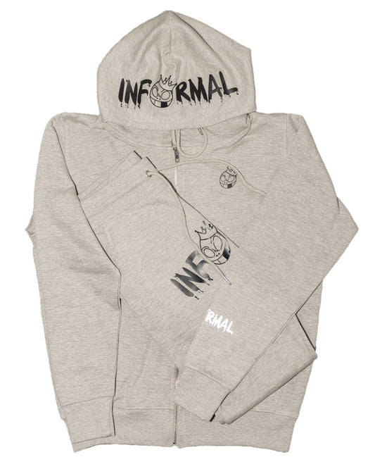 WINTER GREY - WOOLY TRACKSUIT WOMENS - Informal Clothing