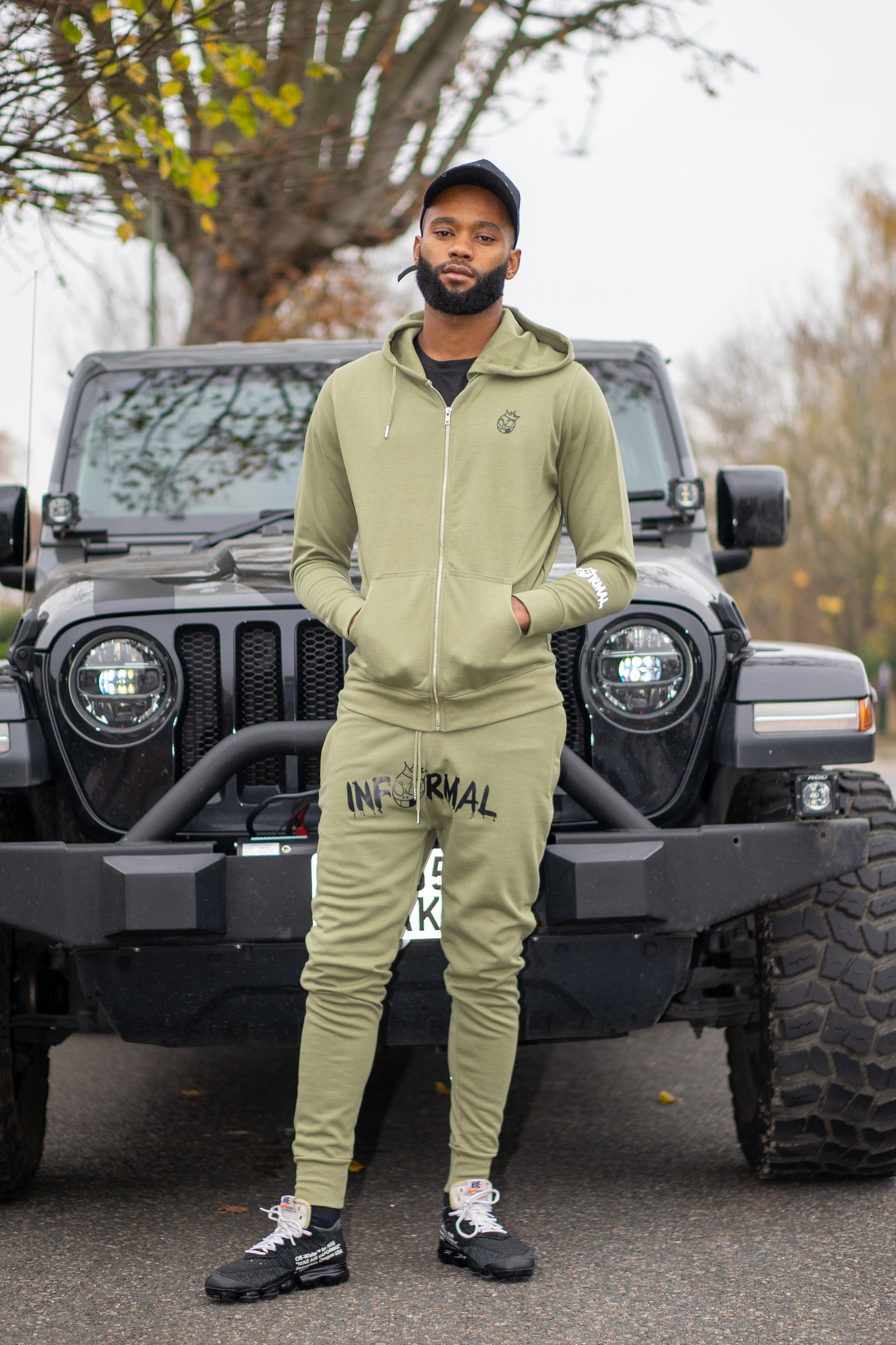 MONEY GREEN - WOOLY TRACKSUIT - Informal Clothing